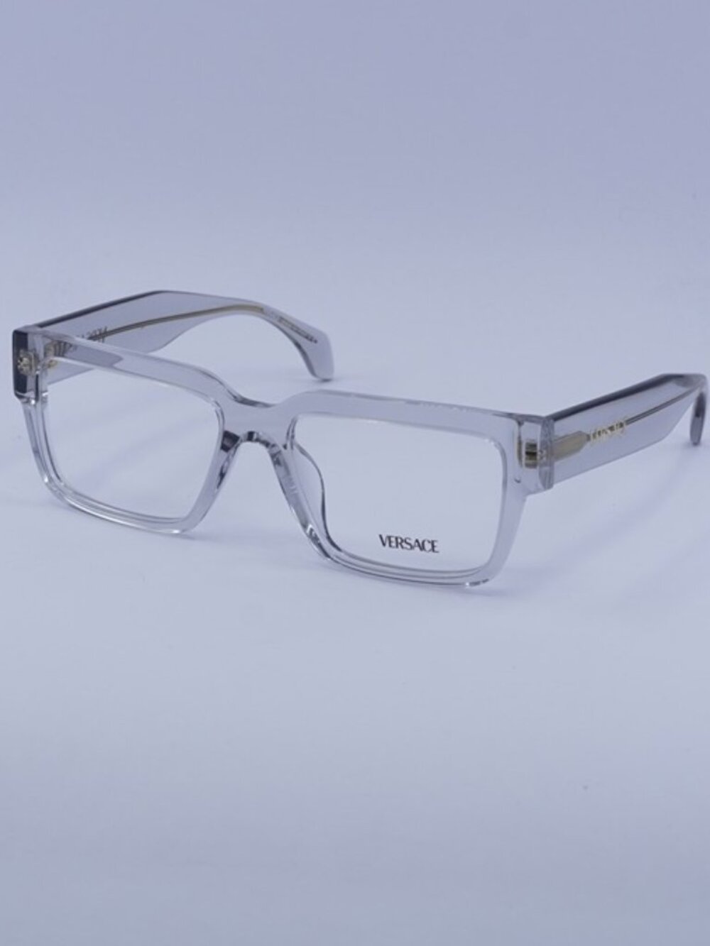Versace VE3374U 5519 Men Eyeglasses Light Grey 55mm Square Frame